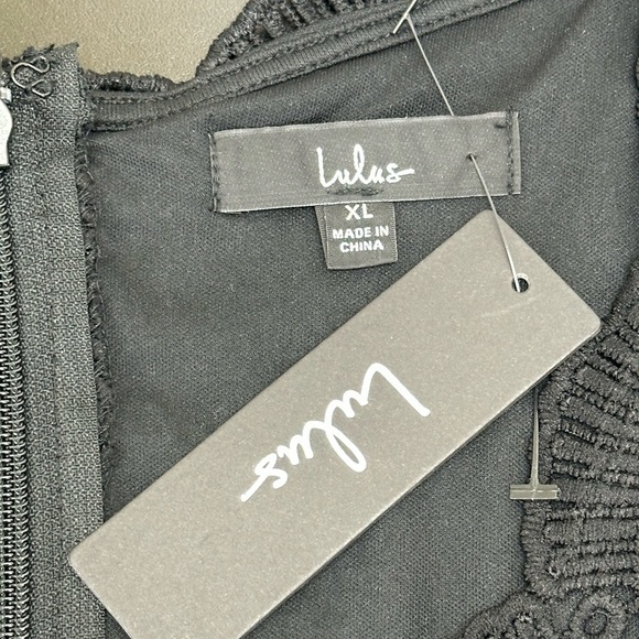 Lulu's “Angel in Disguise” Black Lace Mini Dress - Picture 7 of 14